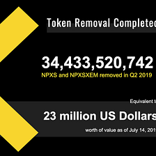 34 млрд NPXS и NPXSXEM изъяты из циркуляции