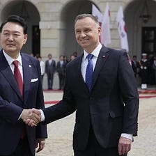 The President of Poland, Honorable Andrzej Duda: Please tell your Partnership Country, South Korea…