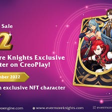 CreoPlay Exclusive NFT Character Sale 12.12!