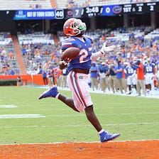 Florida Gators WR Jacob Copeland earns #1 jersey, by Gators Uniform  Tracker