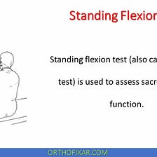 Prone Knee Flexion Test