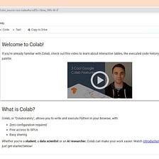 Guide to Google Colab