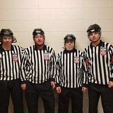 A Little bit about Refereeing Ice Hockey