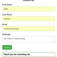 Build a Contact Form with React and PHP