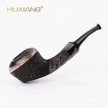 Nature Handmade Briar Wood Pipe With Black Cumberland Mouthpiece