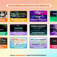 Grants&Hackathons For DoraHackers (updated)