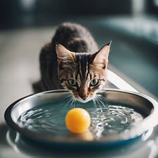 Why Do Cats Dunk Their Toys in Their Water Dishes? | Purrpetrators