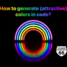 How to generate (attractive) colors in code?