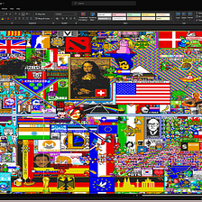 Visualizing r/place in Excel