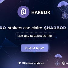 How $CRO stakers can claim $HARBOR Airdrop?