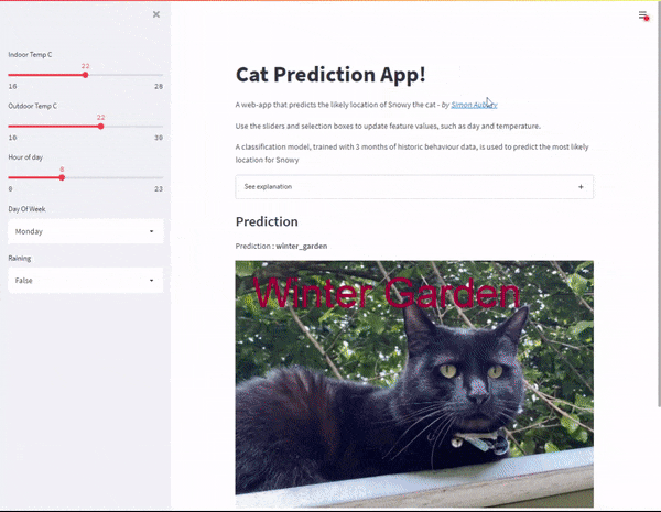 Can ML predict where my cat is now?