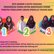Perhitungan Cepat: Satu Kandidat Calon Ketua OSIM MTsN 3 Kota Padang Raih Suara Tertinggi, Mewakili…