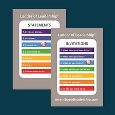 The Ladder of Leadership and facilitating change
