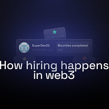 How hiring happens in web3