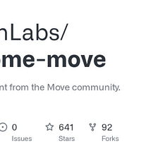The fifteenth GitHub code was merged into the MystenLab awesome-move code repository!