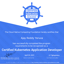 How I got certified as Certified Kubernetes Application Developer (CKAD)