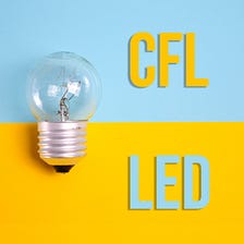 CFL vs. LED light bulbs