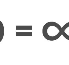 Zero is Infinity