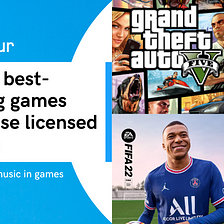 Why do these games choose commercial music?