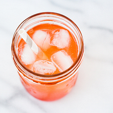 Recipe: Hard Strawberry Rhubard Lemonade