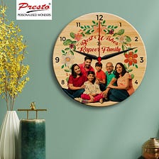 Process to Select photo wall clocks online in India