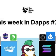 This week in Dapps - Ep.71 by @thedapplist is here! 🎉