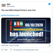 Blockchain Wave Continues in China as BSN Global Portal Launches