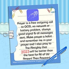 New Year Prayer 20