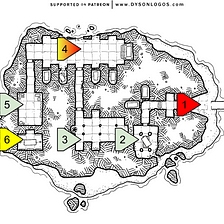 Barrow of Brine — a small dungeon for Quarrel + Fable