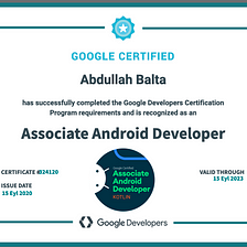 android development certification