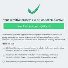 Bypass Canary Tokens for Monitored Commands