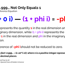 Why 0.999… is not equal to 1