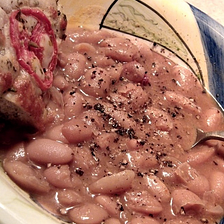 Pork — Slow Cooker Ham and Beans