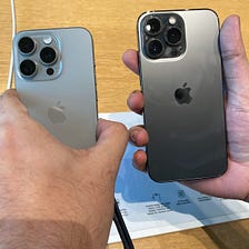 iPhone 13 Pro user tries out the new iPhone 15 Pro: The changes are subtle