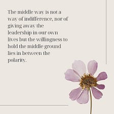 Hope And The Middle Way