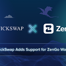 QuickSwap Adds Support for ZenGo Wallet: Polygon’s 1st Self-Custodial Wallet with No Seed Phrase…
