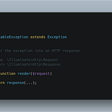 Decoupling Exceptions from Laravel Response, by Arjon Jason Castro