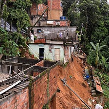 A chuva que desbarranca a Rocinha