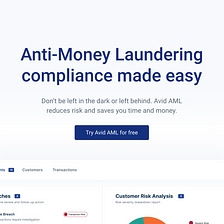 We’ve Just Launched Avid AML — An Anti-Money Laundering Platform