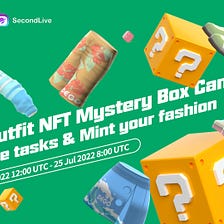 SecondLive x DEGO Outfit NFT Mystery Box Giveaway