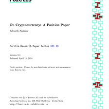Forctis White Paper (Part #1) is now available for access