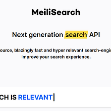 Using Meilisearch full-text search engine with Rails