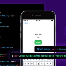 Updating SwiftUI Views From Objective-C Using MVVM