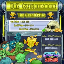 CVZ 1st Tournament — 1st April to 14th May 22 (GMT) !