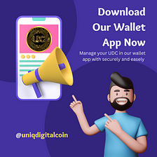 Download Our Wallet app on GooglePlaystore Now 
For more details visit www.uniqdigitalcoin.com