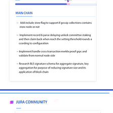 Jura Progress Report |[February 2021]