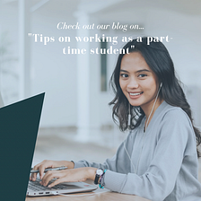 Tips on working as a part-time student