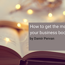 How to get the most of your business book