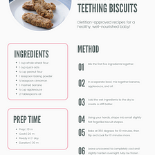 Peanut Butter Teething Biscuits: Introducing Allergens