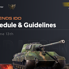 📣War Legends IDO on KingdomStarter — Detailed schedule & guidelines to join 📘📘